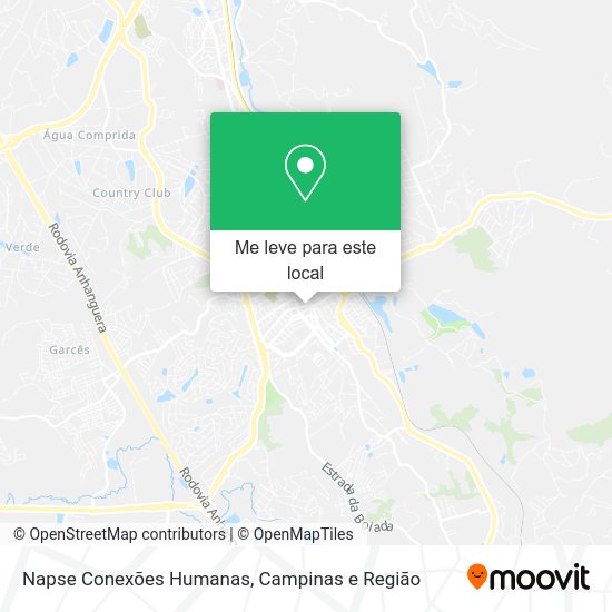 Napse Conexões Humanas mapa