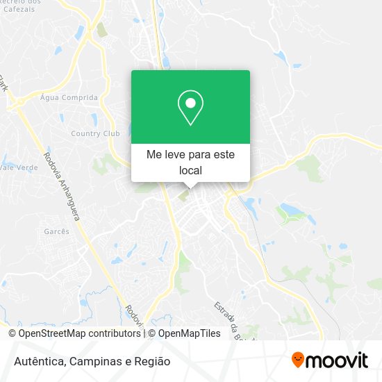 Autêntica mapa