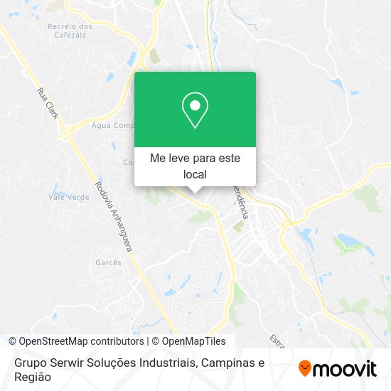 Grupo Serwir Soluções Industriais mapa