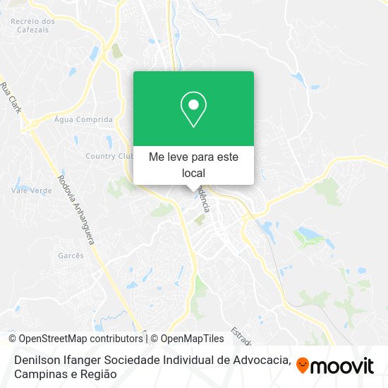 Denilson Ifanger Sociedade Individual de Advocacia mapa