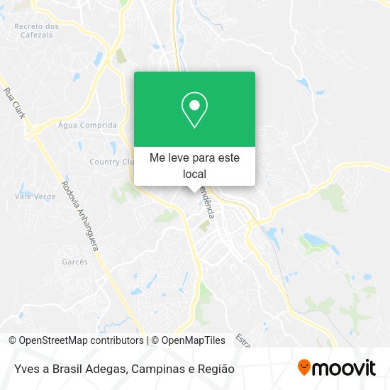 Yves a Brasil Adegas mapa