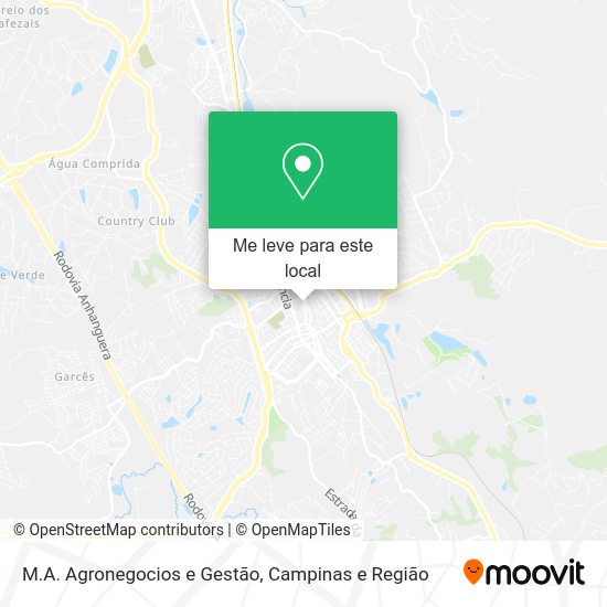 M.A. Agronegocios e Gestão mapa