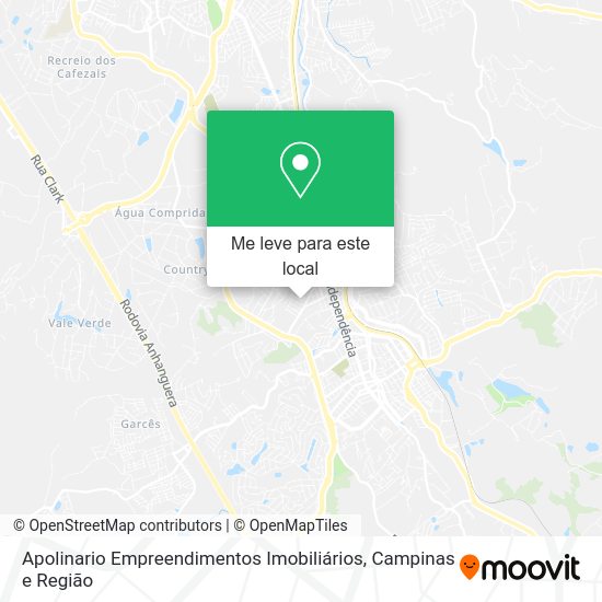 Apolinario Empreendimentos Imobiliários mapa
