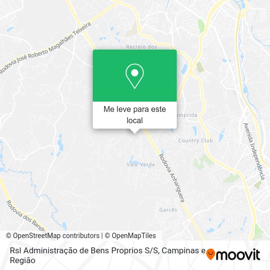 Rsl Administração de Bens Proprios S / S mapa