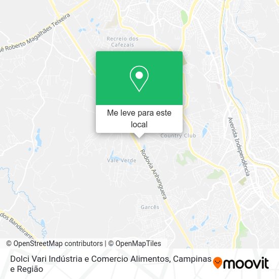 Dolci Vari Indústria e Comercio Alimentos mapa