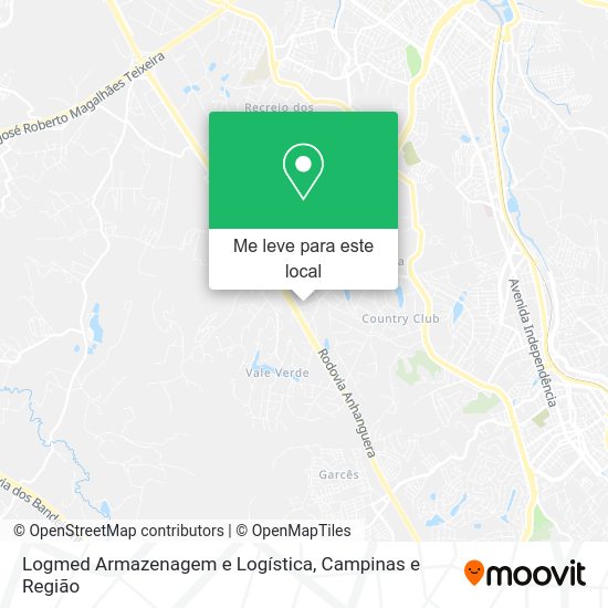 Logmed Armazenagem e Logística mapa