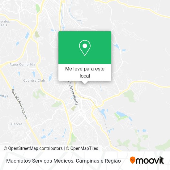 Machiatos Serviços Medicos mapa