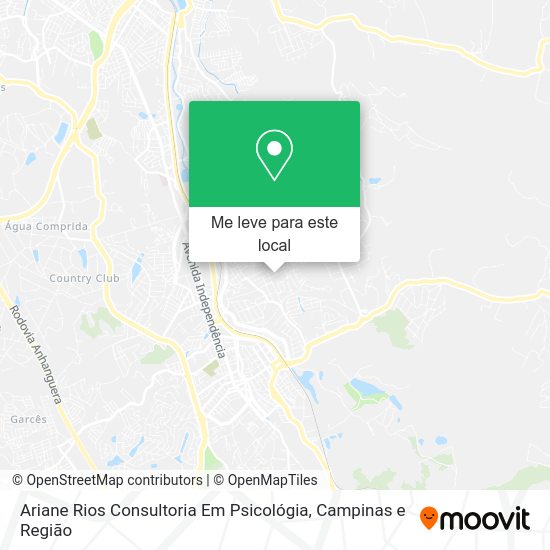 Ariane Rios Consultoria Em Psicológia mapa