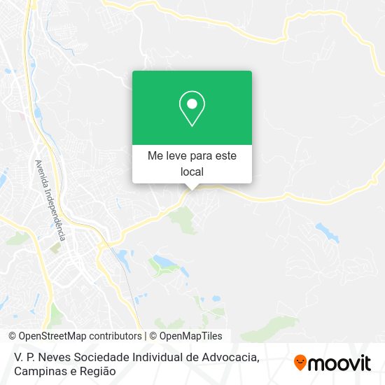 V. P. Neves Sociedade Individual de Advocacia mapa