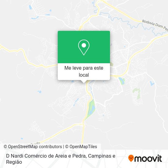 D Nardi Comércio de Areia e Pedra mapa