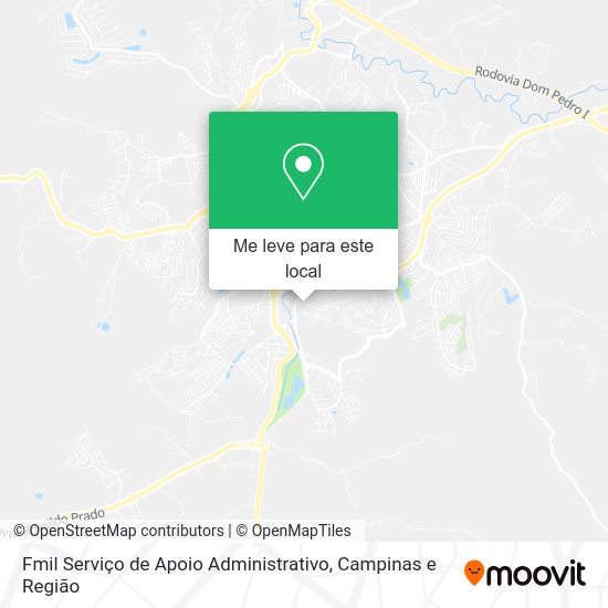Fmil Serviço de Apoio Administrativo mapa