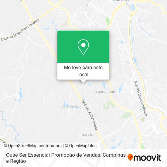 Ouse Ser Essencial Promoção de Vendas mapa