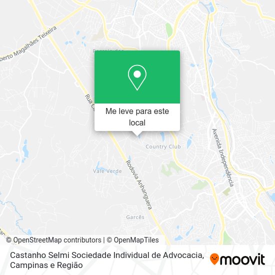 Castanho Selmi Sociedade Individual de Advocacia mapa