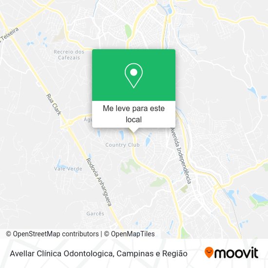 Avellar Clínica Odontologica mapa