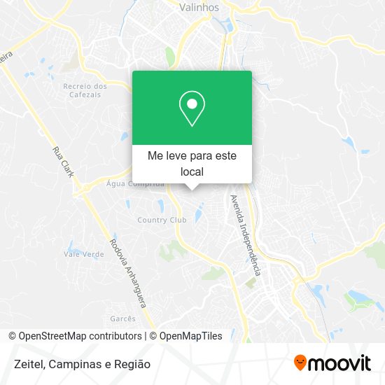 Zeitel mapa