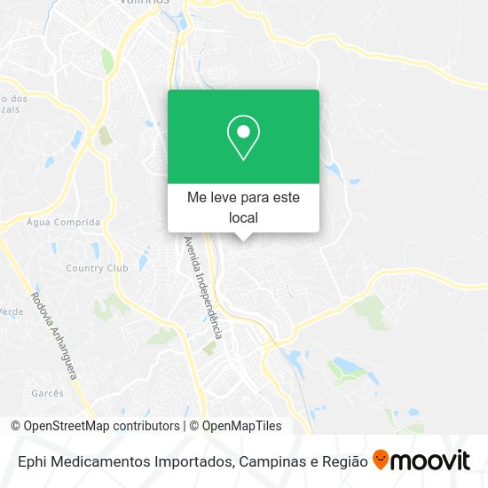 Ephi Medicamentos Importados mapa