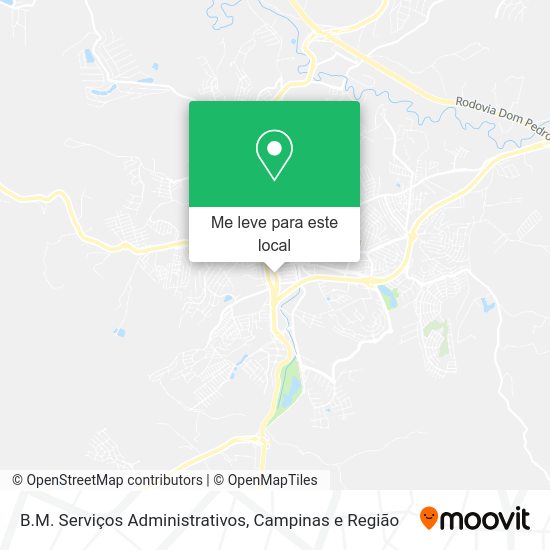 B.M. Serviços Administrativos mapa
