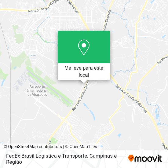 FedEx Brasil Logística e Transporte mapa