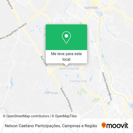 Nelson Caetano Participações mapa