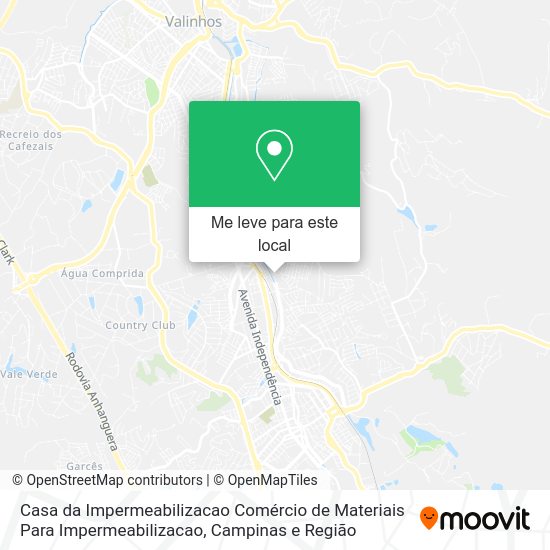 Casa da Impermeabilizacao Comércio de Materiais Para Impermeabilizacao mapa