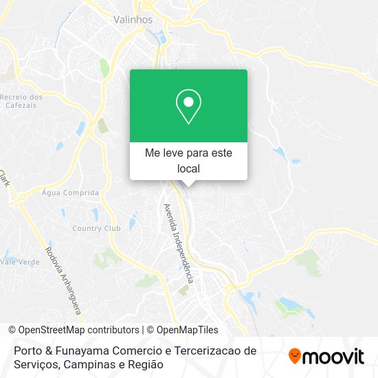 Porto & Funayama Comercio e Tercerizacao de Serviços mapa