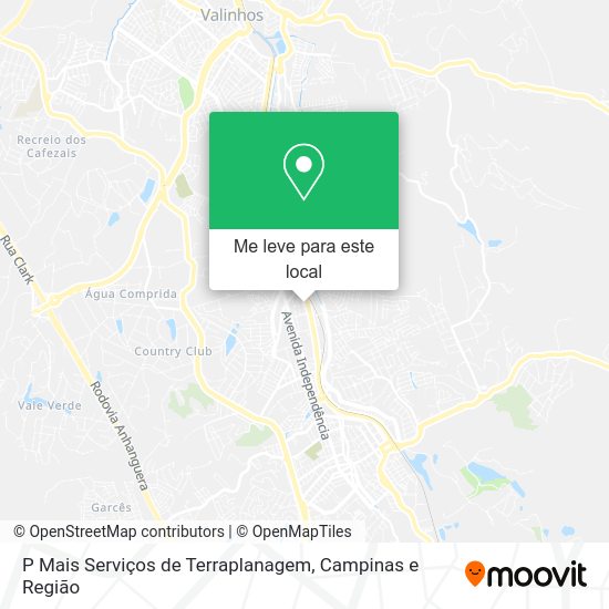 P Mais Serviços de Terraplanagem mapa