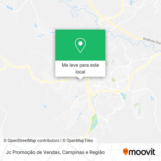 Jc Promoção de Vendas mapa