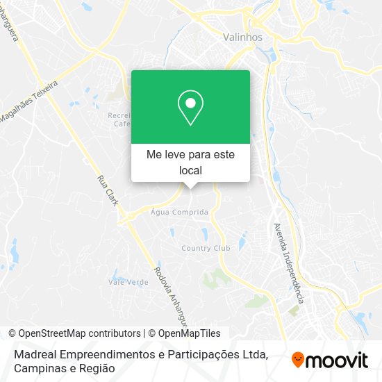Madreal Empreendimentos e Participações Ltda mapa