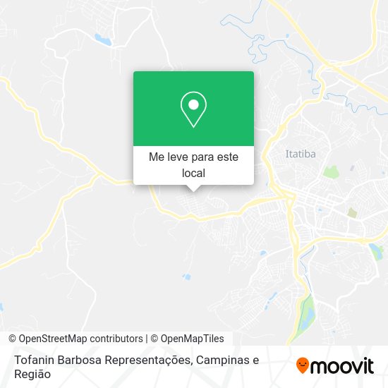 Tofanin Barbosa Representações mapa