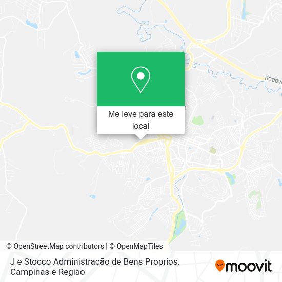 J e Stocco Administração de Bens Proprios mapa