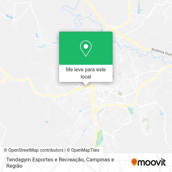 Tendagym Esportes e Recreação mapa