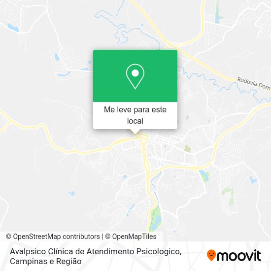 Avalpsico Clínica de Atendimento Psicologico mapa