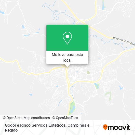 Godoi e Rinco Serviços Esteticos mapa