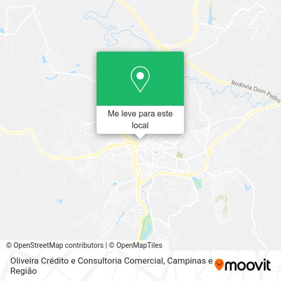 Oliveira Crédito e Consultoria Comercial mapa