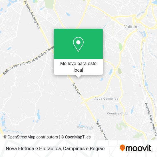 Nova Elétrica e Hidraulica mapa