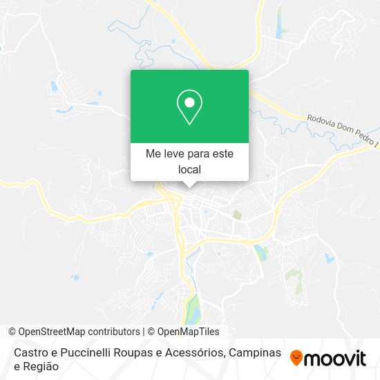 Castro e Puccinelli Roupas e Acessórios mapa