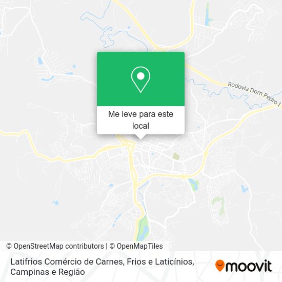 Latifrios Comércio de Carnes, Frios e Laticínios mapa