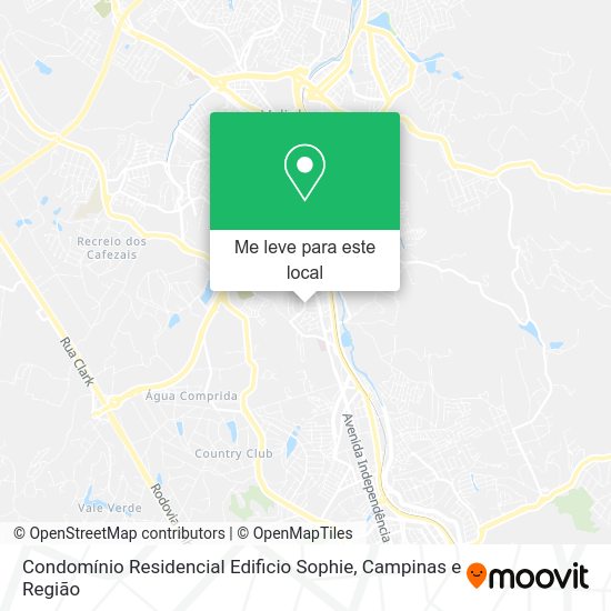 Condomínio Residencial Edificio Sophie mapa