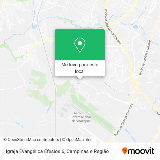 Igraja Evangélica Efesios 6 mapa