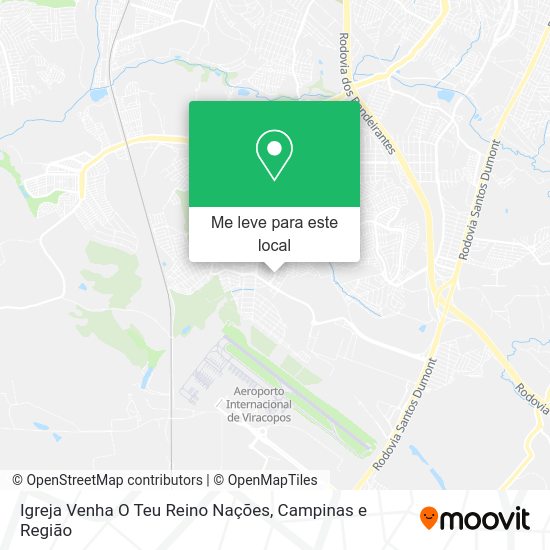 Igreja Venha O Teu Reino Nações mapa