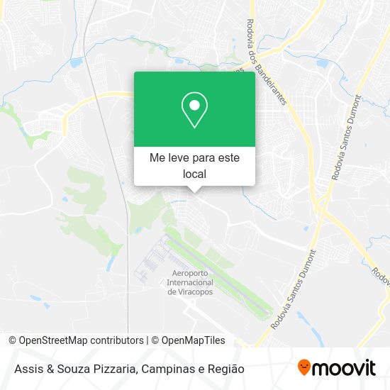 Assis & Souza Pizzaria mapa