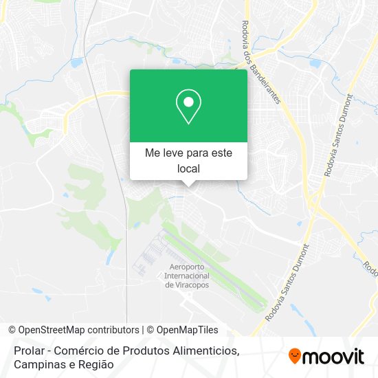 Prolar - Comércio de Produtos Alimenticios mapa