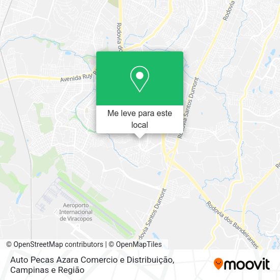 Auto Pecas Azara Comercio e Distribuição mapa