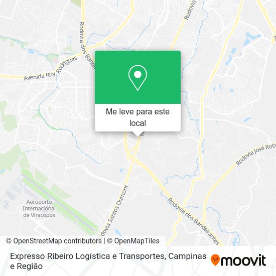 Expresso Ribeiro Logística e Transportes mapa