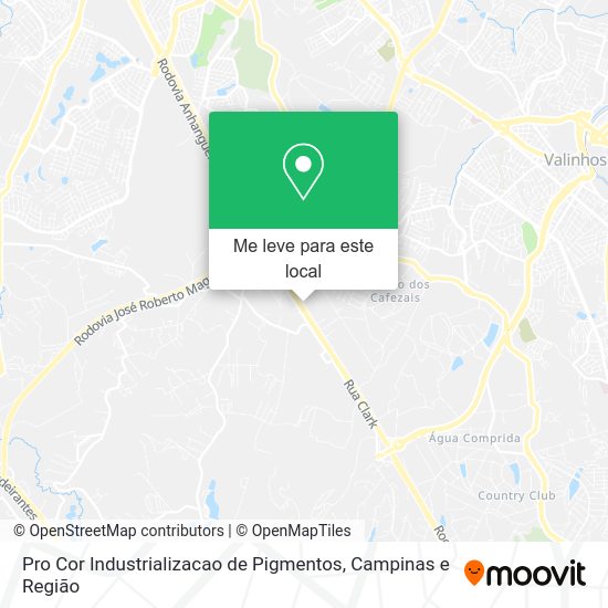 Pro Cor Industrializacao de Pigmentos mapa