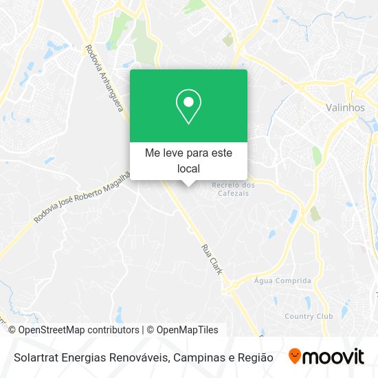 Solartrat Energias Renováveis mapa