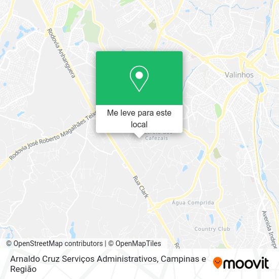 Arnaldo Cruz Serviços Administrativos mapa