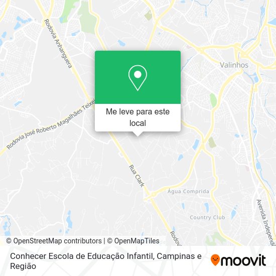 Conhecer Escola de Educação Infantil mapa