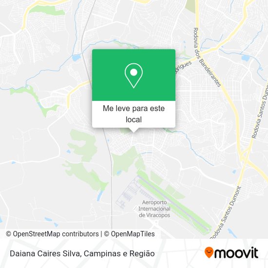 Daiana Caires Silva mapa