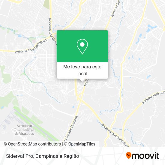 Siderval Pro mapa